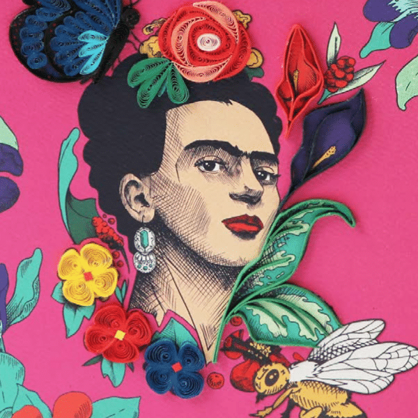 Grusskarten Origamo Frida Kahlo Edition