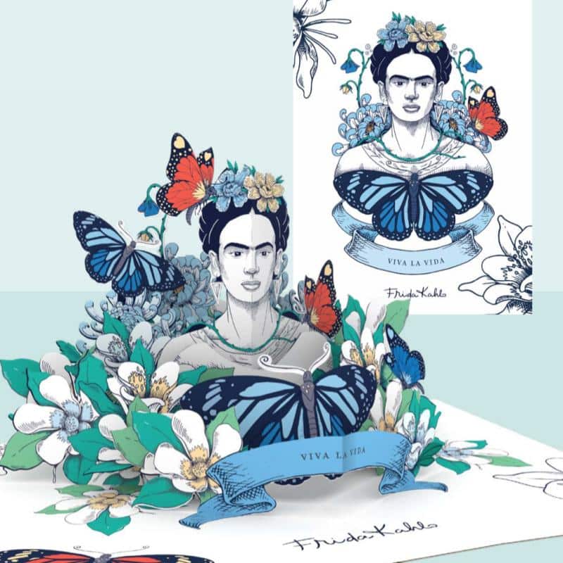 Grußkarten Origamo Frida Kahlo Kollektion​