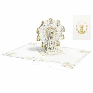 KP100 - Riesenrad in weiß & gold