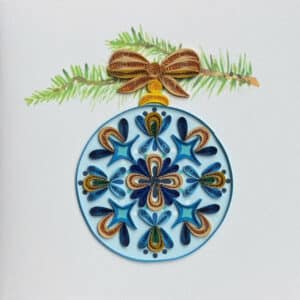 PX057 - Weihnachtskugel Blau