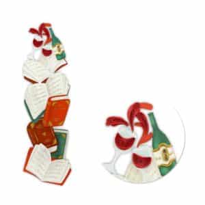 Startseite 21 || Origamo Grußkarten BK016 - Glas Wein