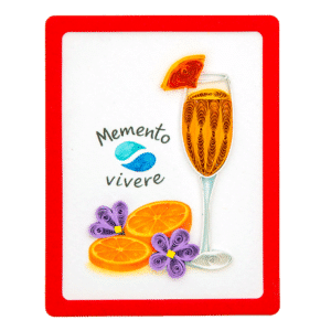 Warenkorb 2 || Origamo Grußkarten MQ020 - Memento vivere