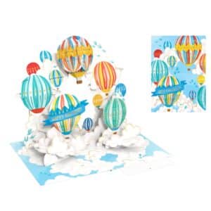 Startseite 14 || Origamo Grußkarten KS003 - Happy Birthday Ballons